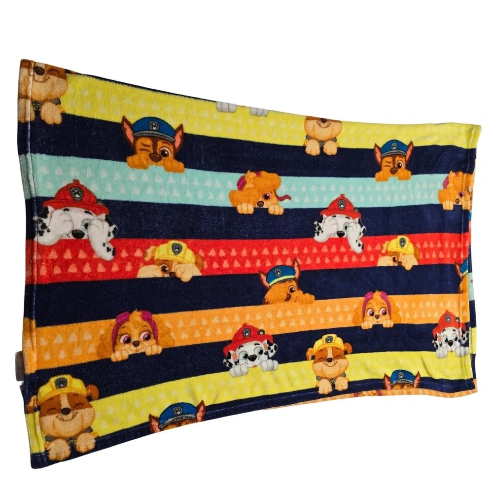 Northwest Paw Patrol My Stripes Fleece Throw Blanket Multicolor Kids 40x50